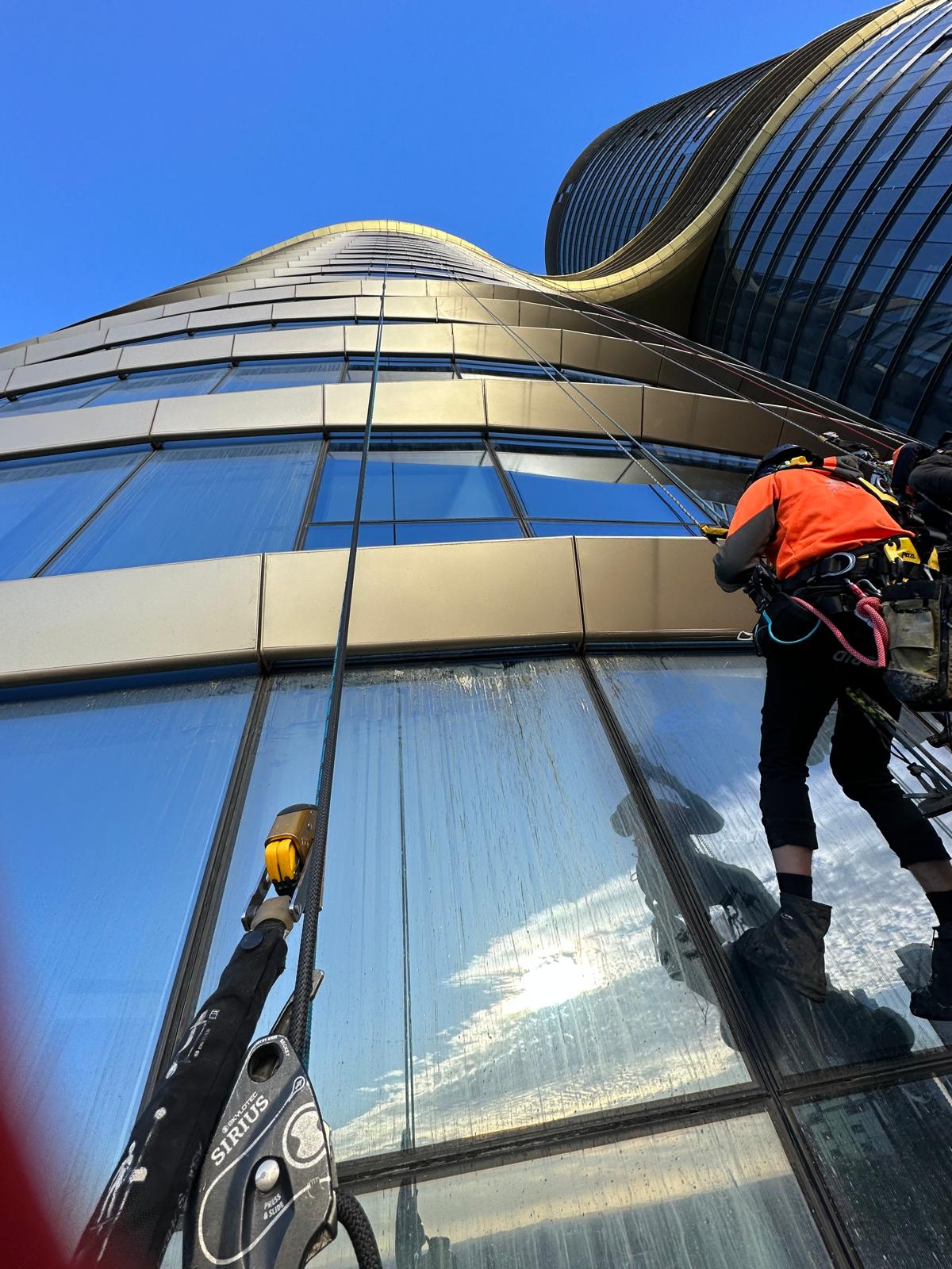Professional Abseiling Window Cleaning